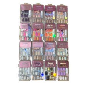 Claire's Glue-On Nails - CHOOSE YOUR DESIGN- $9 Each or 2 for $15
